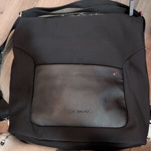 Mandarina Duck Black Women's Shoulder Bag with Front Pocket